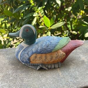 Vintage Price Products Hand painted Ceramic Duck